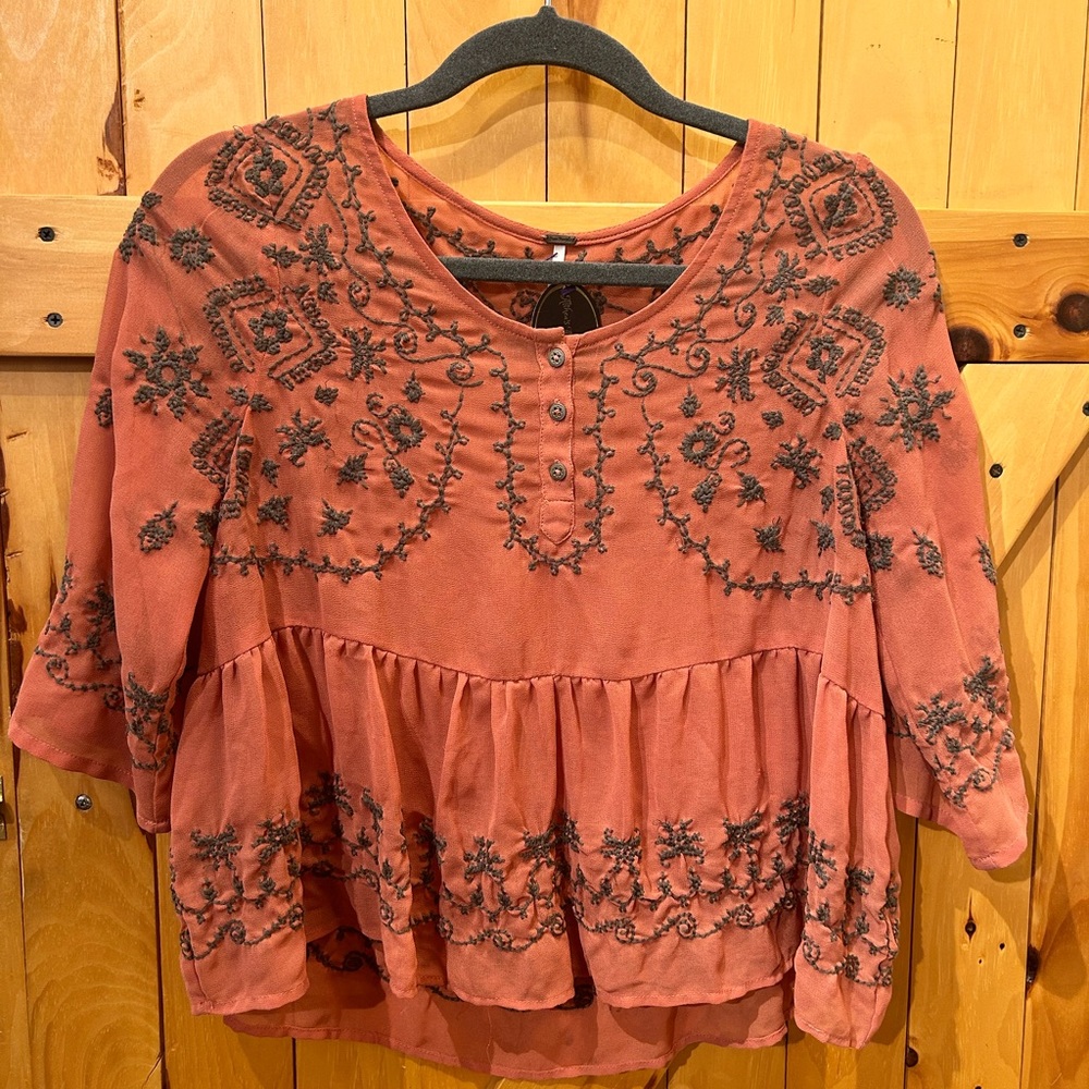 Free People Peplum Top
